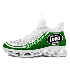 Custom Green White Maxsoul Shoes Personalized Sneaker FN030XD-D020388-20