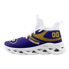 Custom Purple Baltimore Football Jersey and Sports Shoes Combo Offer Personalized Combo ZH-D025008-4