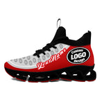 Custom Red Gray Maxsoul Shoes Personalized Sneaker FN030XD-D020388-21