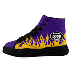 Custom Purple Yellow Minnesota Football Jersey and Firesoul Sports Shoes Combo Offer Personalized Combo ZH-D020273-17