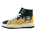 Custom Green Yellow Green Bay Football Jersey and Firesoul Sports Shoes Combo Offer Personalized Combo ZH-D020273-13