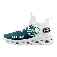 Custom White Green Pennsylvania Maxsoul Shoes Personalized Sneaker FN030A-D028017-12