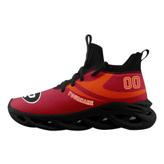 Custom Red Tampa Bay Maxsoul Shoes Personalized Sneaker FN030-D025004-28