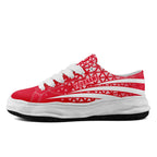 Custom Red White Missouri Football Jersey and Sports Shoes Combo Offer Personalized Combo ZH-D023031-18