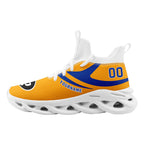 Custom Yellow Los Angeles Football Jersey and Sports Shoes Combo Offer Personalized Combo ZH-D025008-14
