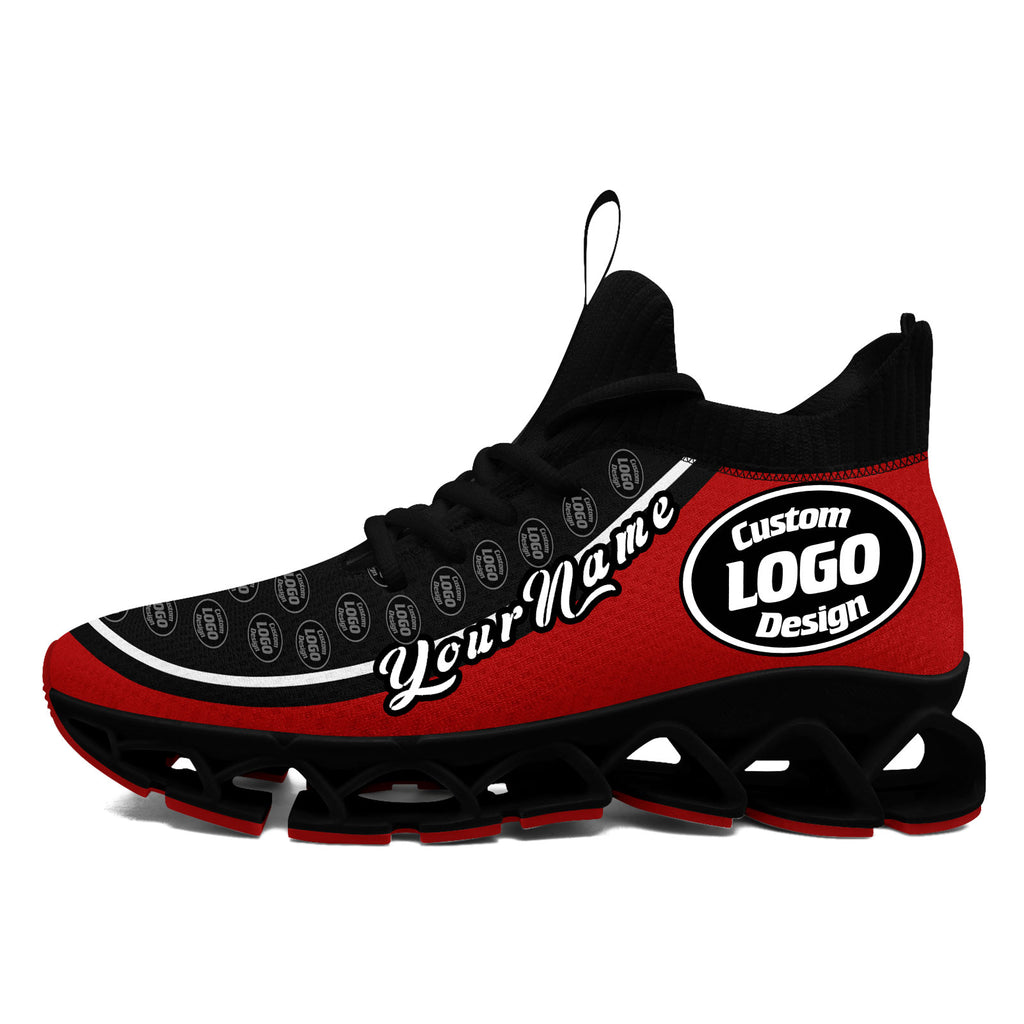 Custom Black Red Maxsoul Shoes Personalized Sneaker FN030XD-D020388-3