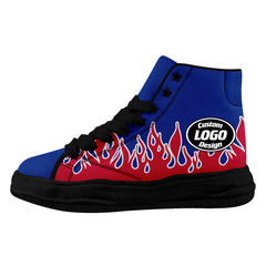 Custom Blue Red Buffalo Firesoul Shoes Personalized Sneaker FN039-D020272-4