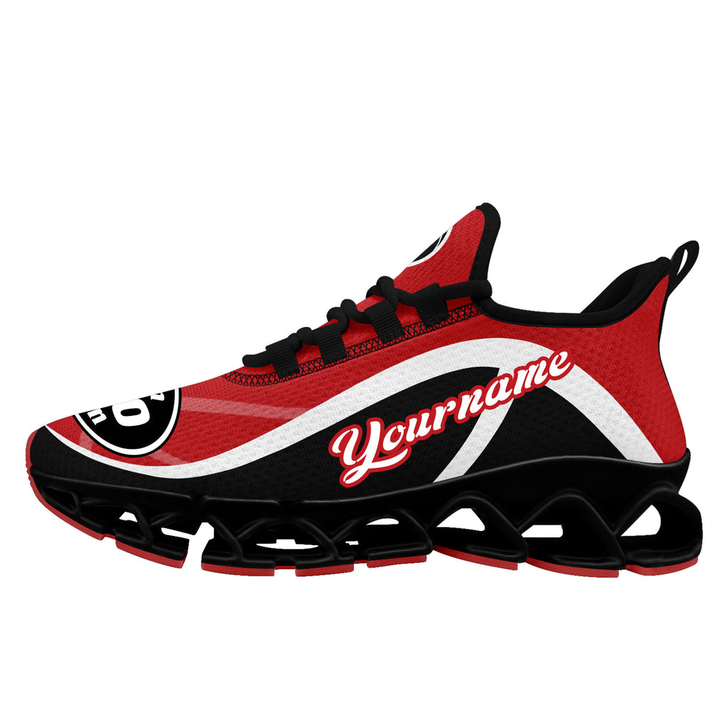 Custom Red Black Maxsoul Shoes Personalized Sneaker FN003XD-D020391-2
