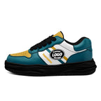 Custom Green Yellow Jacksonville Shoes Personalized Sneaker FN032-D020389-16