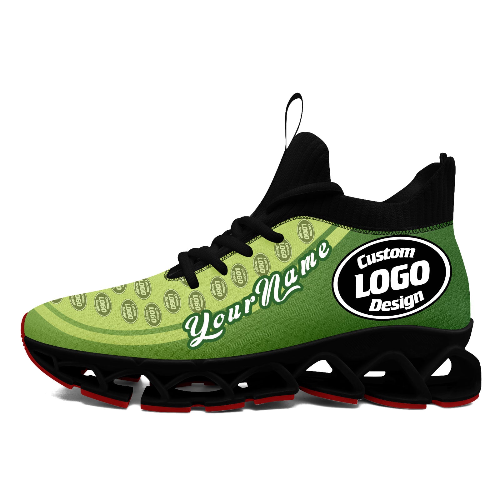 Custom Green Maxsoul Shoes Personalized Sneaker FN030XD-D020388-7