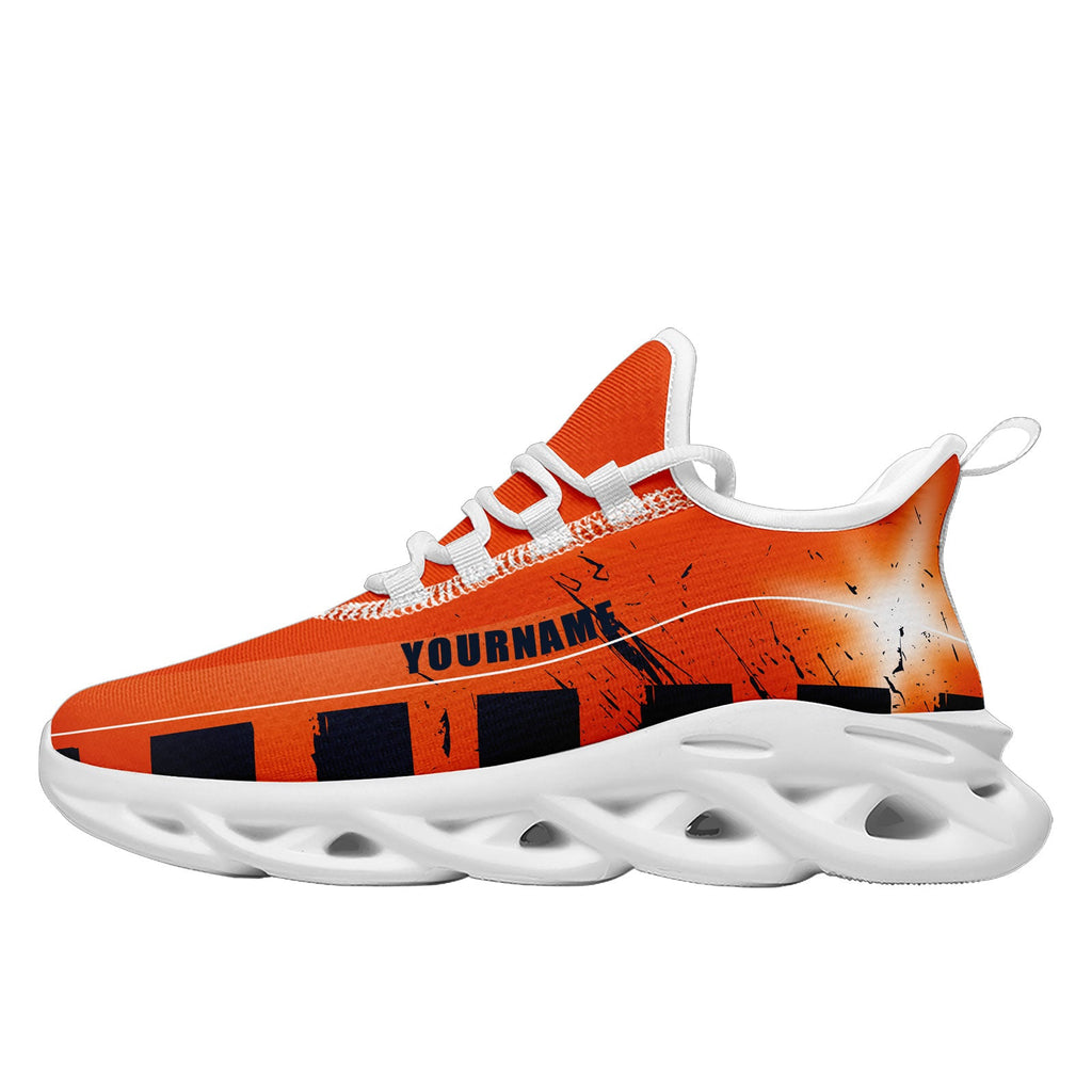 Custom Orange Blue Chicago Maxsoul Shoes Personalized Sneaker FN003-D020260-7 Custom Online