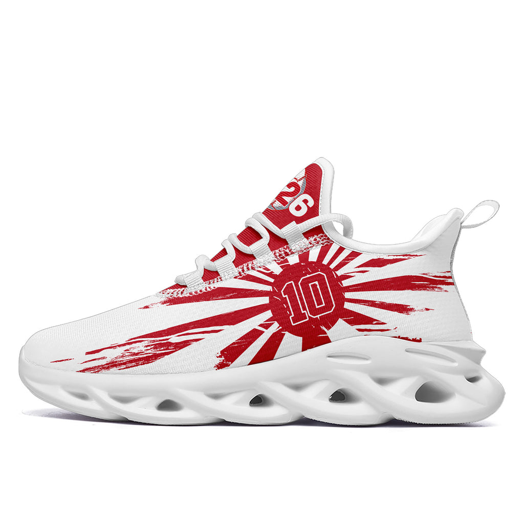 Custom 2026 World Cup Japan Sneakers DIY Country Flag Running Shoes Lightweight Sport Shoes Gift for Football Fans Personalized Team Name and Logo FN003-F023083-5