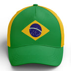 Personalized 2026 Brazil Soccer Fan Hat - Add Your Name & Design Custom 2026 Football Tournament Hat YW061-F027074-2