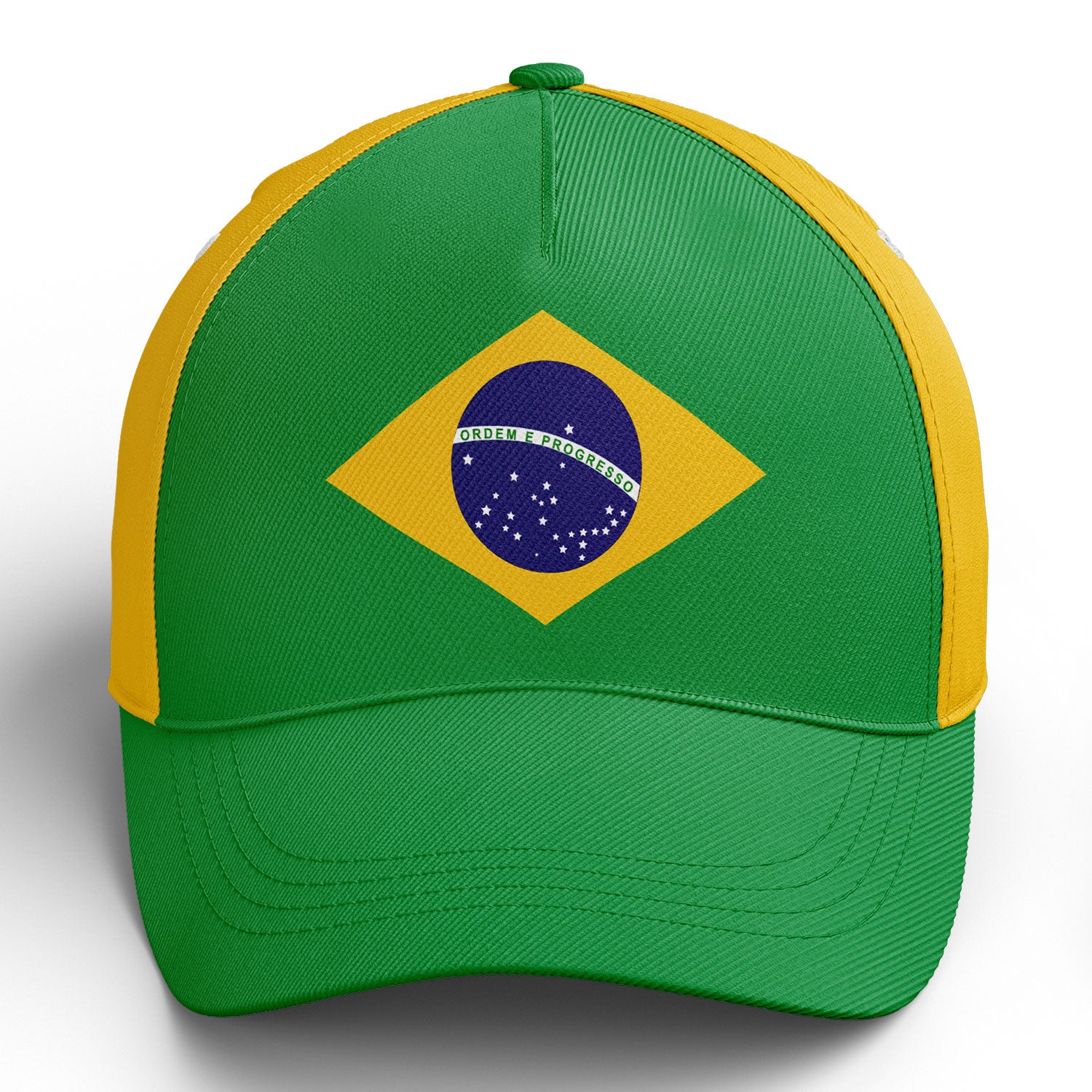 Personalized 2026 Brazil Soccer Fan Hat - Add Your Name & Design Custom 2026 Football Tournament Hat YW061-F027074-2