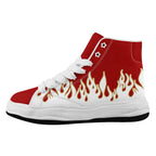 Custom Red White San Francisco Football Jersey and Firesoul Sports Shoes Combo Offer Personalized Combo ZH-D020273-25