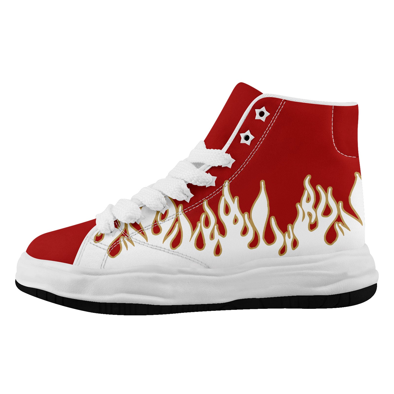 Custom Red White San Francisco Football Jersey and Firesoul Sports Shoes Combo Offer Personalized Combo ZH-D020273-25