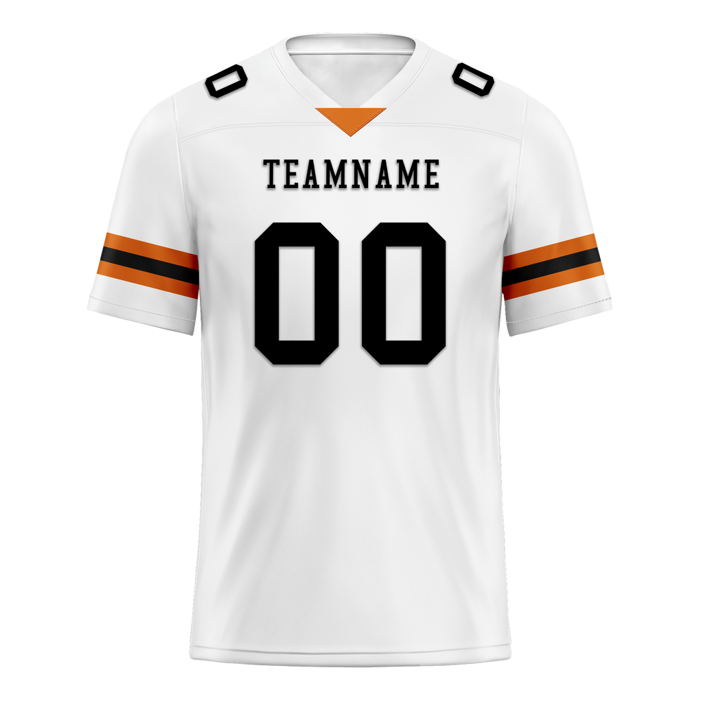 Custom White Classic Style Personalized Authentic Football Jersey FBJ02-bd0a70b9