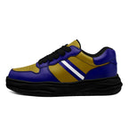 Custom Purple Yellow Baltimore Shoes Personalized Sneaker FN032-D020389-2