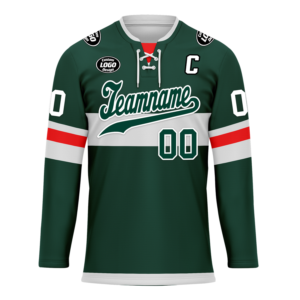 Custom Green Personalized Hockey Jersey HCKJ01-D0a70b9