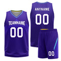 Custom Purple White Utah City Edition Personalized Reversible Basketball Set Sports Basketball Jersey BBJ01R-D0610-29-COOLMAX