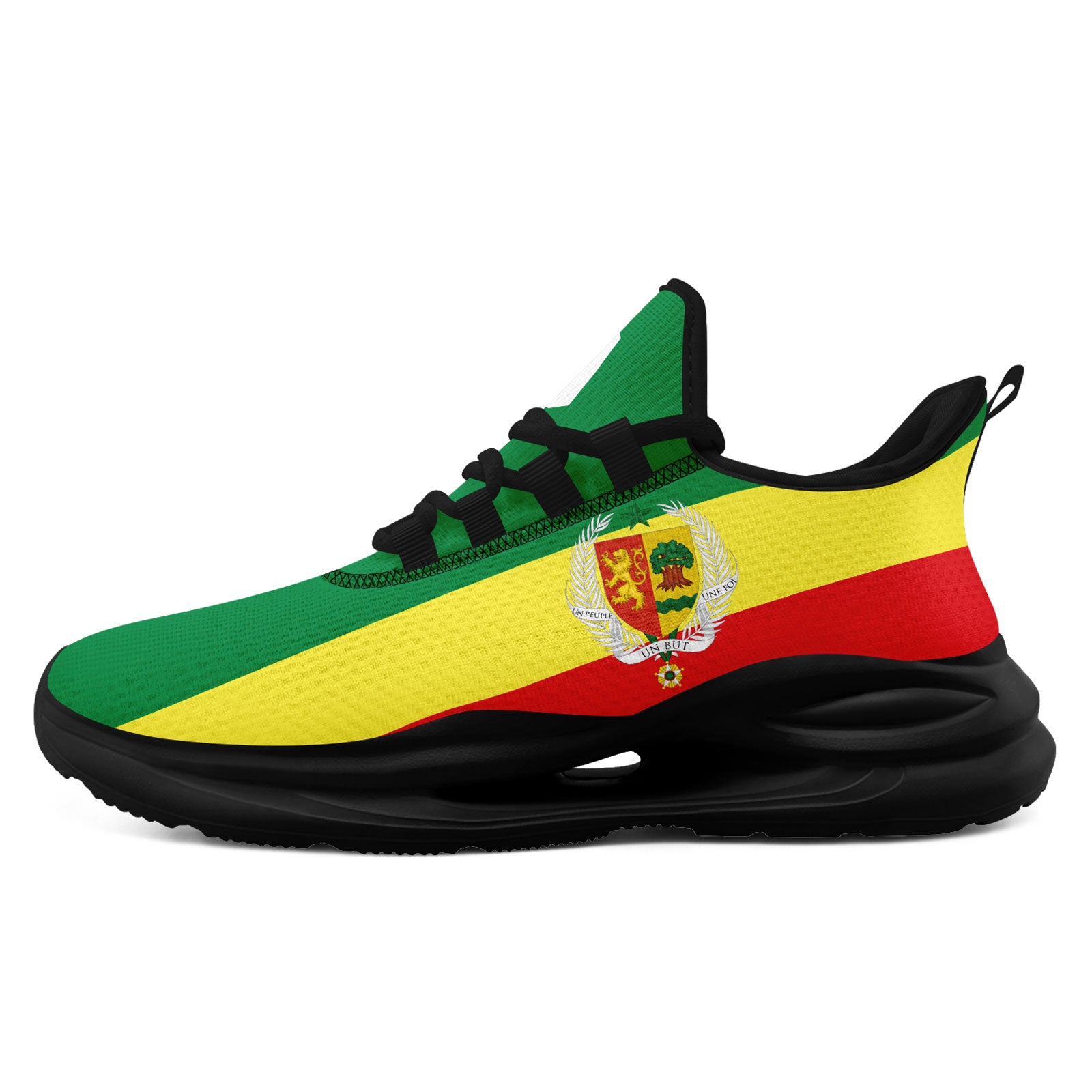 Custom Senegal 2026 World Cup Sneakers DIY Country Flag Running Shoes Lightweight Sport Shoes Gift for Football Fans Personalized Team Name and Logo FN079-F009079-1