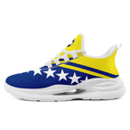 Custom Curaçao 2026 World Cup Sneakers DIY Country Flag Running Shoes Lightweight Sport Shoes Gift for Football Fans Personalized Team Name and Logo FN079-F009087-5