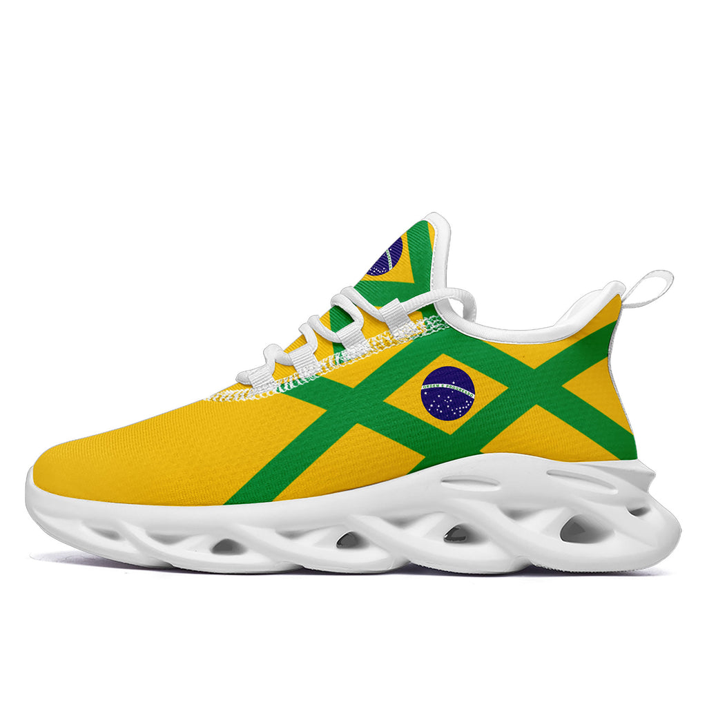 Custom 2026 World Cup Brazil Sneakers DIY Country Flag Running Shoes Lightweight Sport Shoes Gift for Football Fans Personalized Team Name and Logo FN003-F027045-4