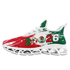 Custom 2026 World Cup Mexico Sneakers DIY Country Flag Running Shoes Lightweight Sport Shoes Gift for Football Fans Personalized Team Name and Logo FN003XD-F023050-1