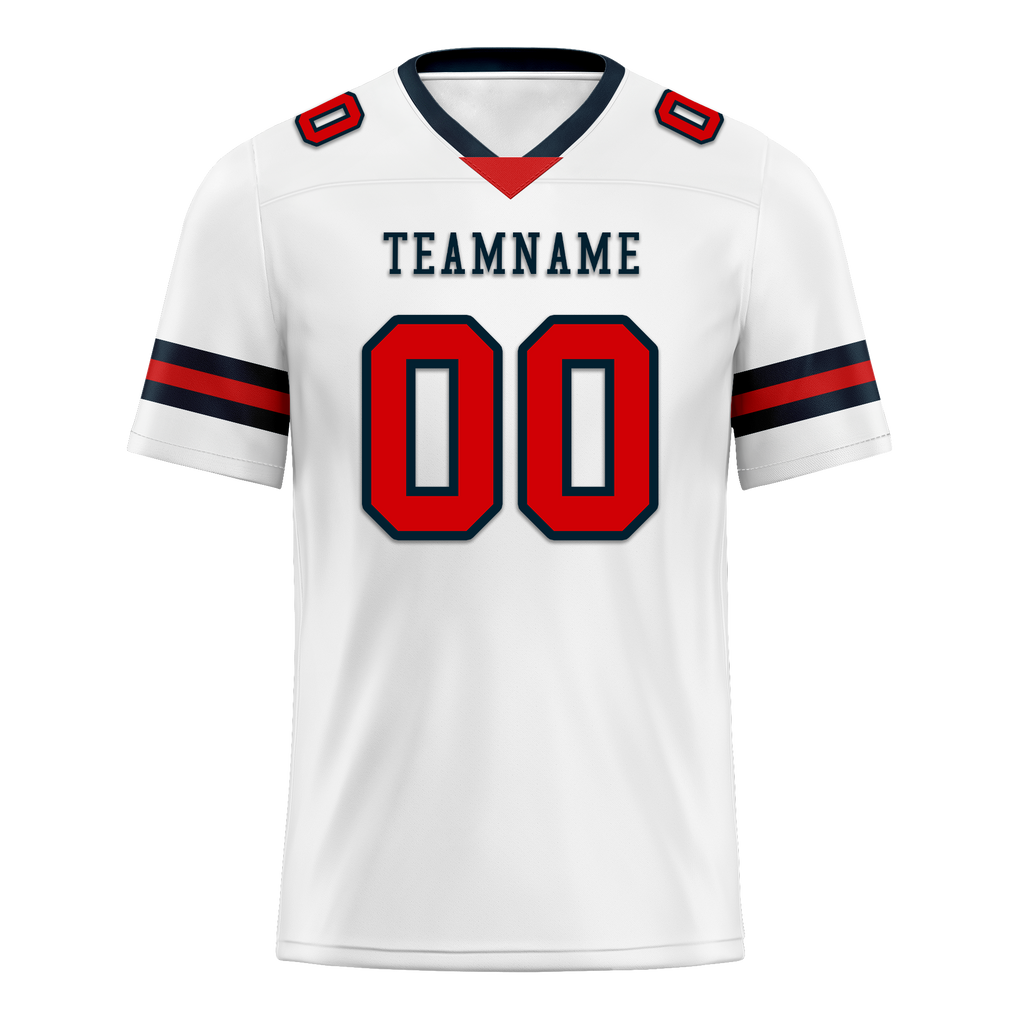 Custom White Classic Style Personalized Authentic Football Jersey FBJ02-bd0a70b7
