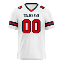 Custom White Classic Style Personalized Authentic Football Jersey FBJ02-bd0a70b7