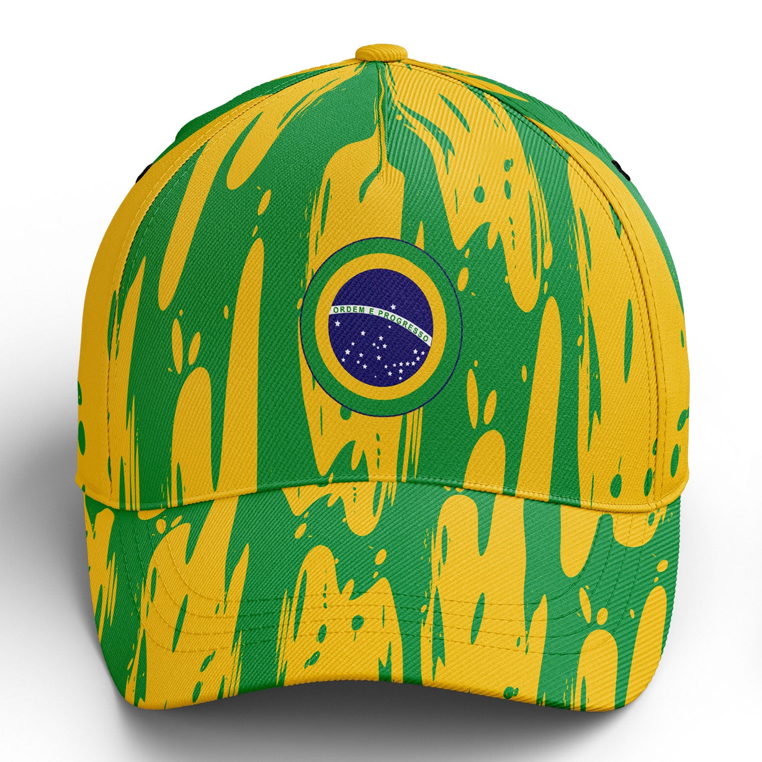 Personalized 2026 Brazil Soccer Fan Hat - Add Your Name & Design Custom 2026 Football Tournament Hat YW061-F027074-5