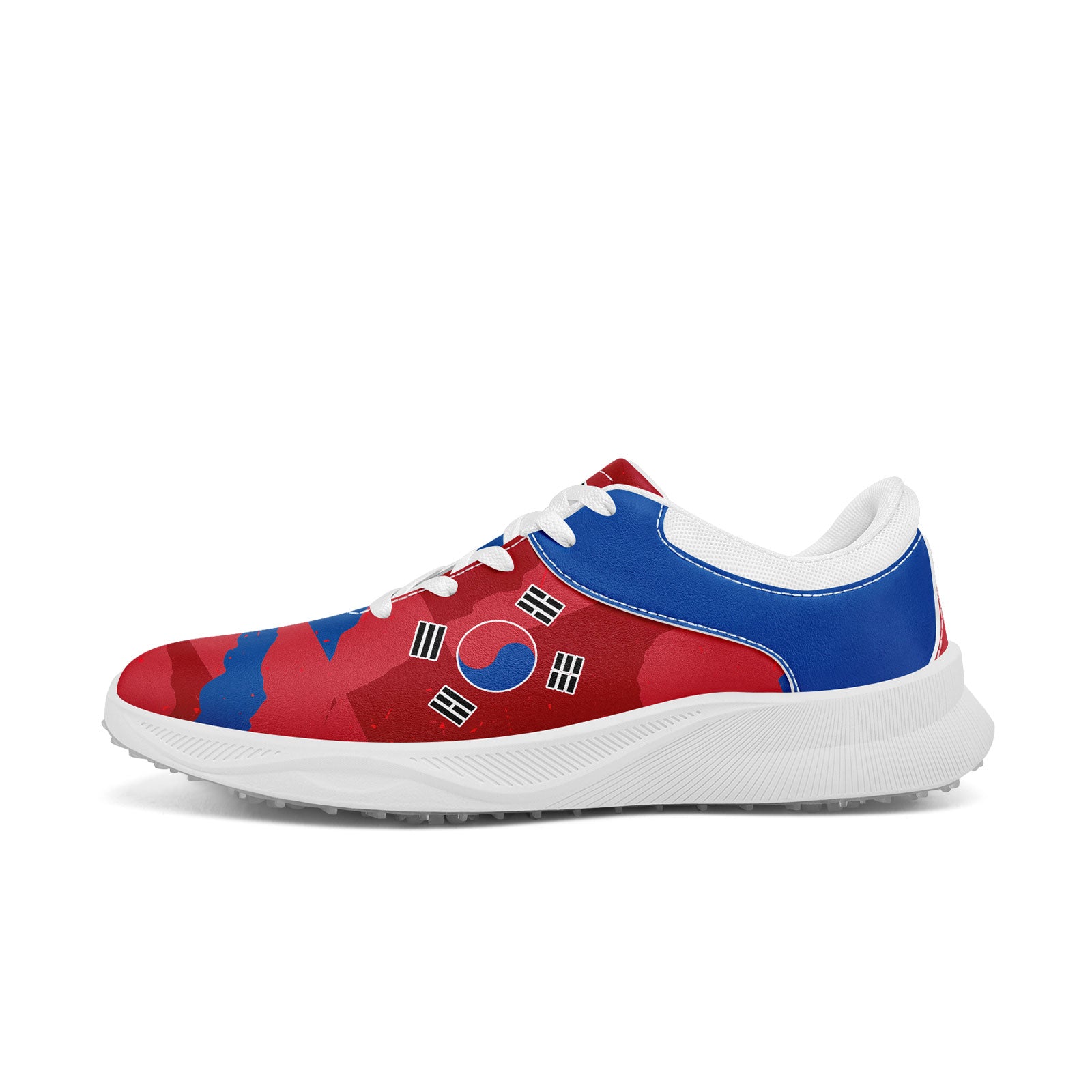 Custom South Korea 2026 World Cup Sneakers DIY Country Flag Running Shoes Lightweight Sport Shoes Gift for Football Fans Personalized Team Name and Logo FN062-F009110-5