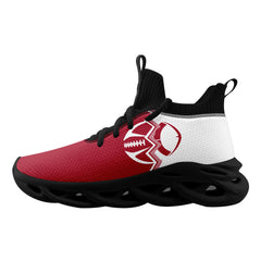 Custom White Red Florida Maxsoul Shoes Personalized Sneaker FN030A-D028017-15