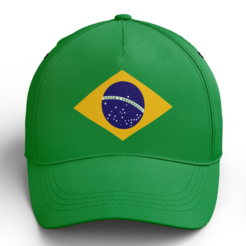 Personalized 2026 Brazil Soccer Fan Hat - Add Your Name & Design Custom 2026 Football Tournament Hat YW061-F027074-1
