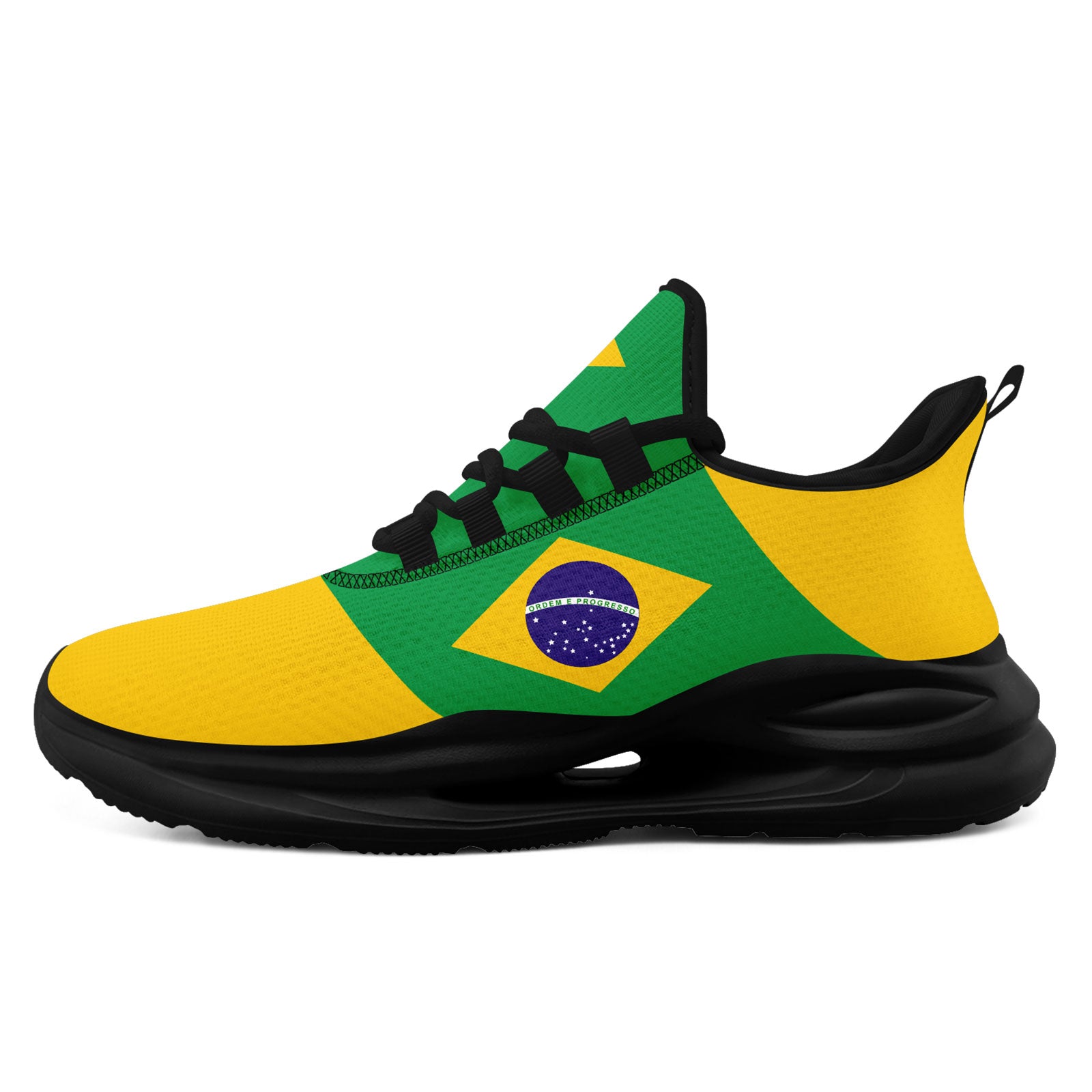 Custom 2026 World Cup Brazil Sneakers DIY Country Flag Running Shoes Lightweight Sport Shoes Gift for Football Fans Personalized Team Name and Logo FN079-F027049-2