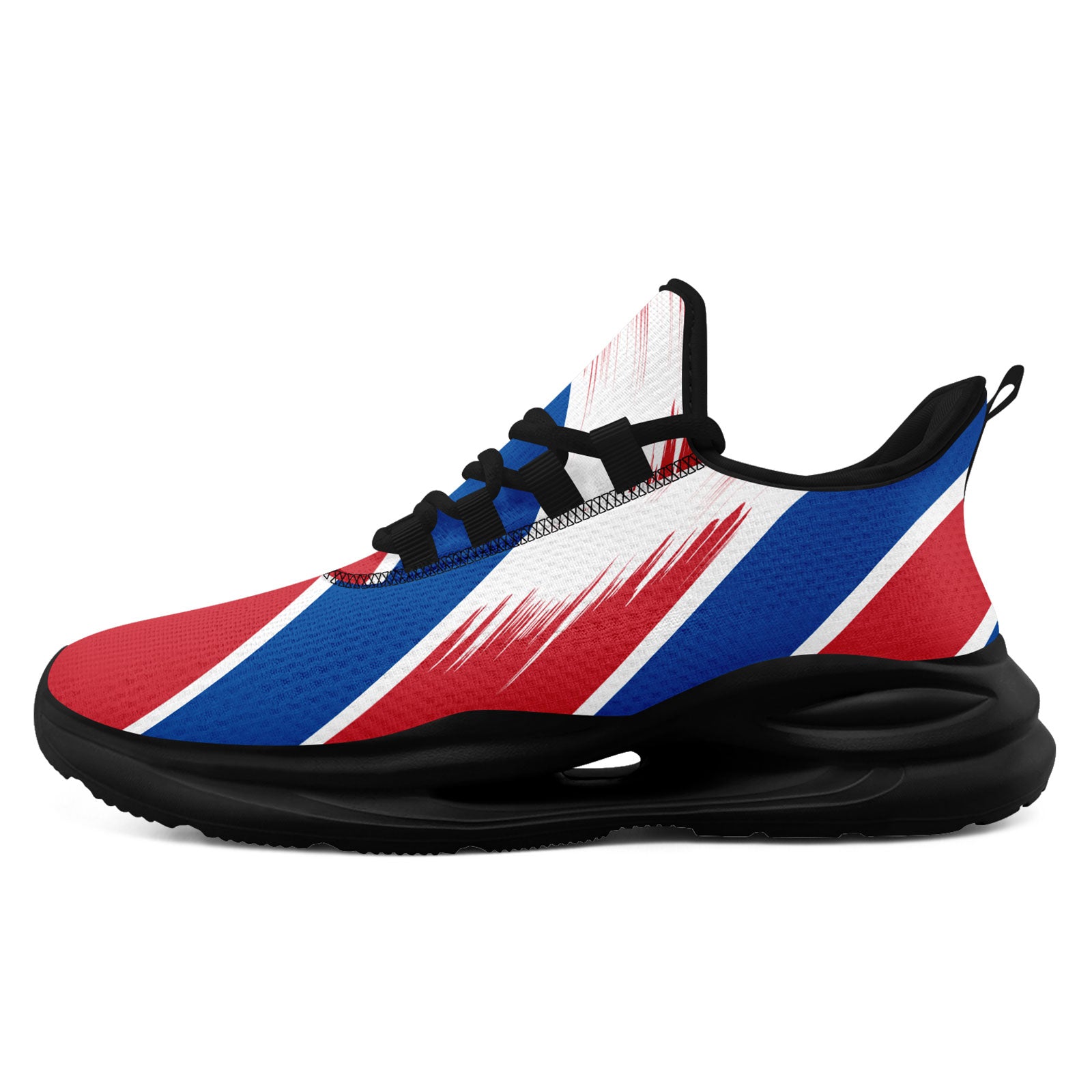 Custom South Korea 2026 World Cup Sneakers DIY Country Flag Running Shoes Lightweight Sport Shoes Gift for Football Fans Personalized Team Name and Logo FN079-F009131-5