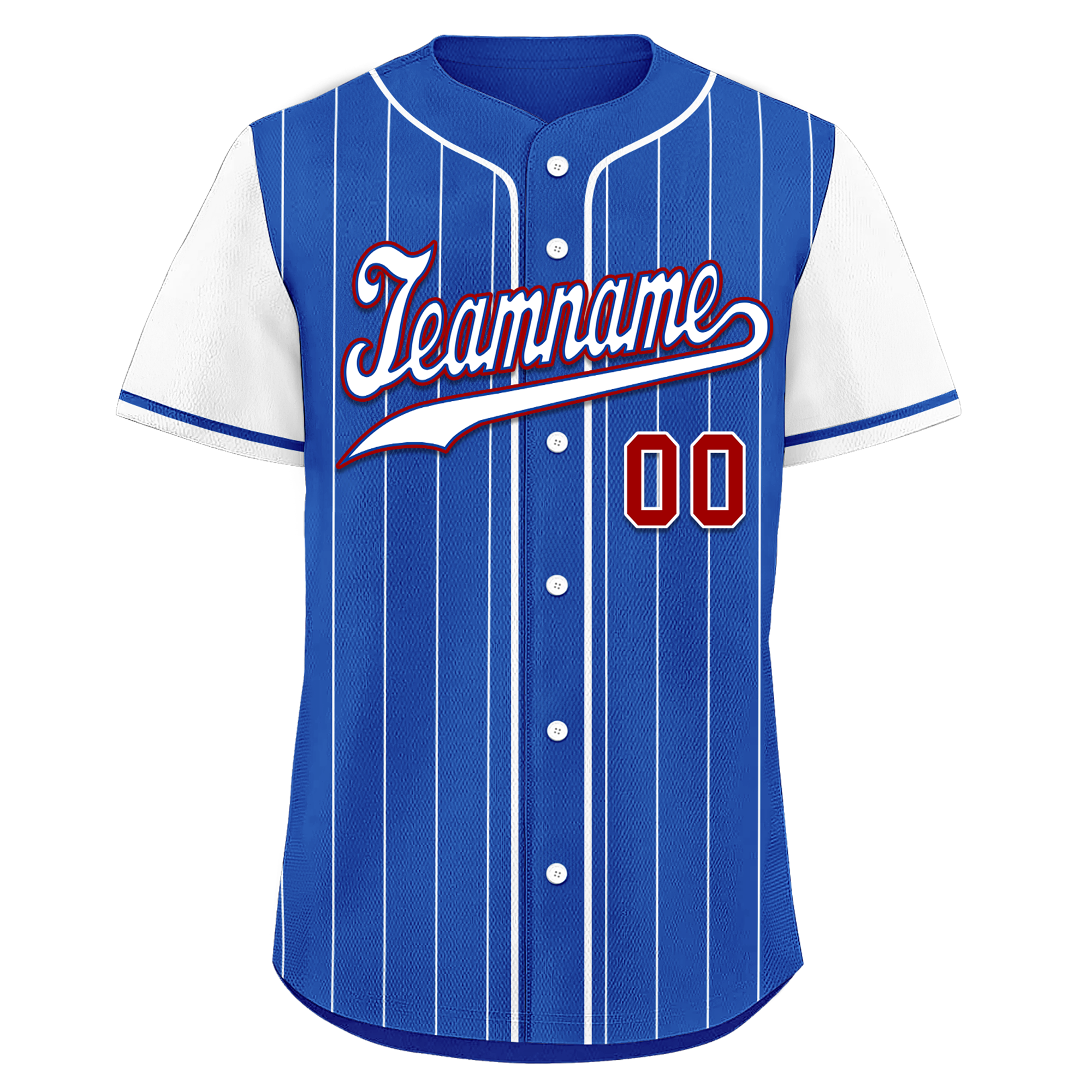 Custom Blue Stripe Fashion Personalized Authentic Baseball Jersey BSBJ01-D017223