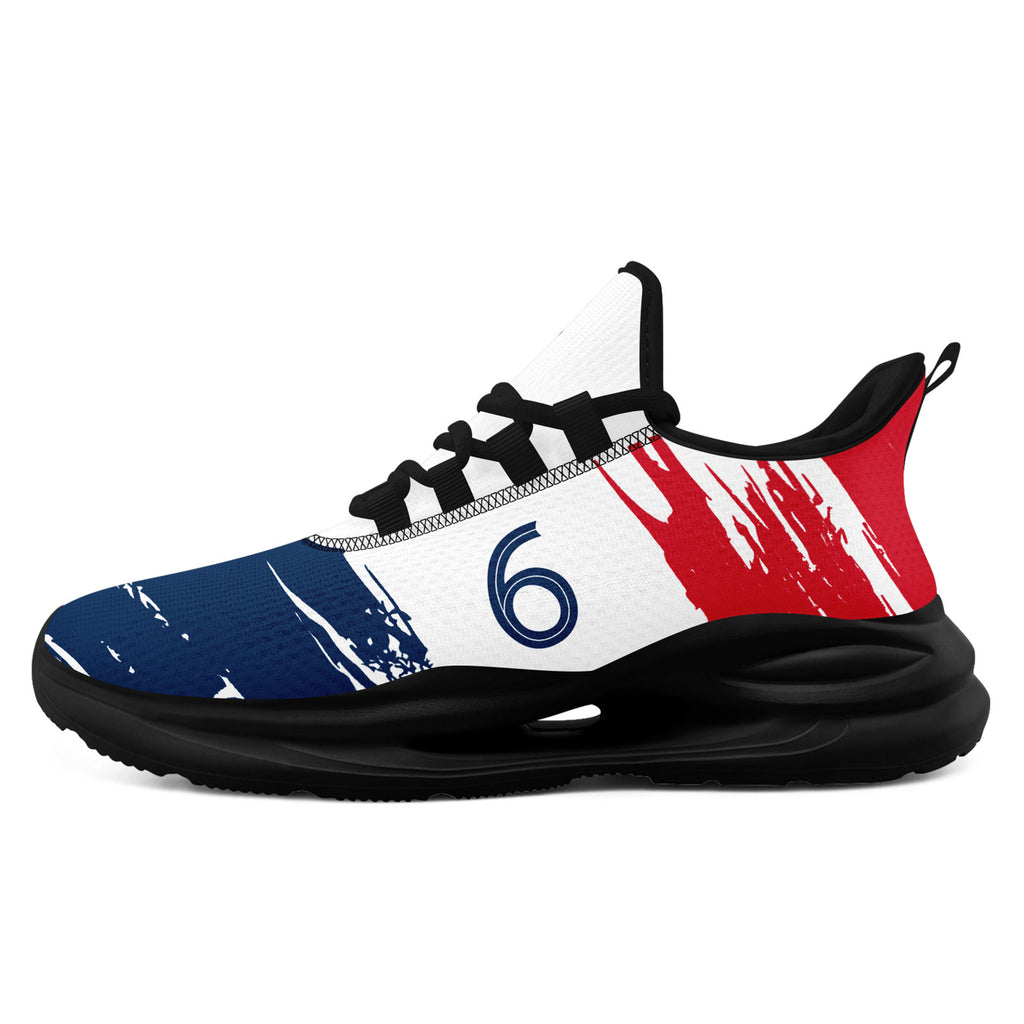 Custom France 2026 World Cup Sneakers DIY Country Flag Running Shoes Lightweight Sport Shoes Gift for Football Fans Personalized Team Name and Logo FN079-F020045-6
