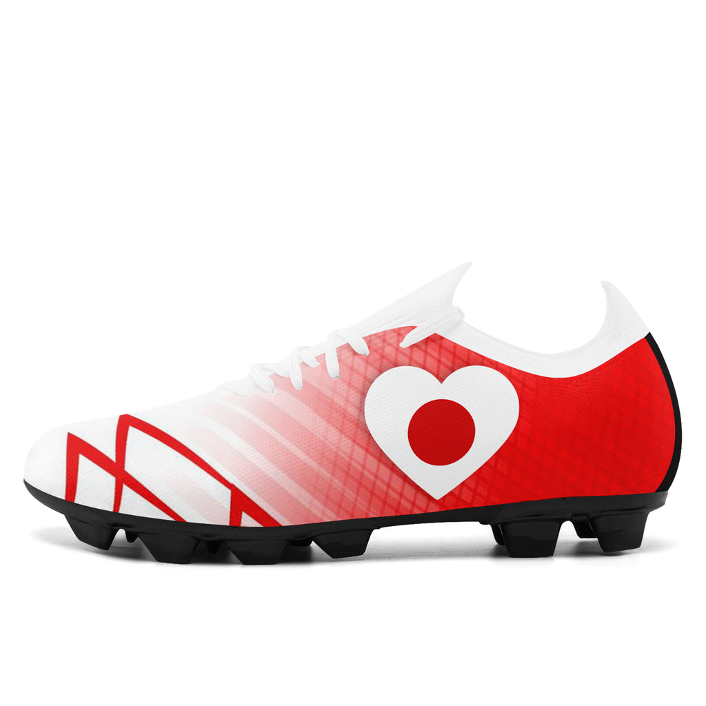 Custom Japan 2026 World Cup Sneakers DIY Country Flag Running Shoes Lightweight Sport Shoes Gift for Football Fans Personalized Team Name and Logo SC02-F025043-10