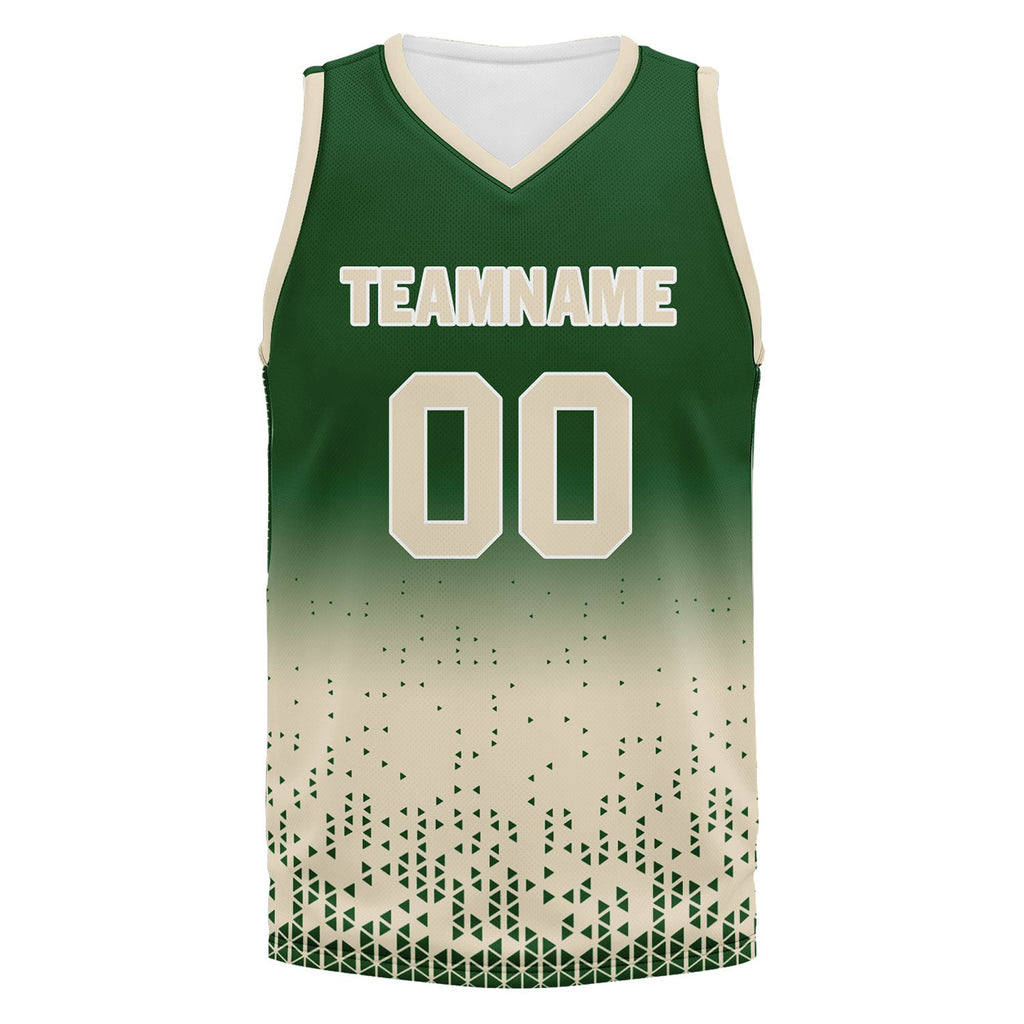 Custom Green Yellow Fade Fashion Sports Uniform Basketball Jersey BBJ01-D020102-7