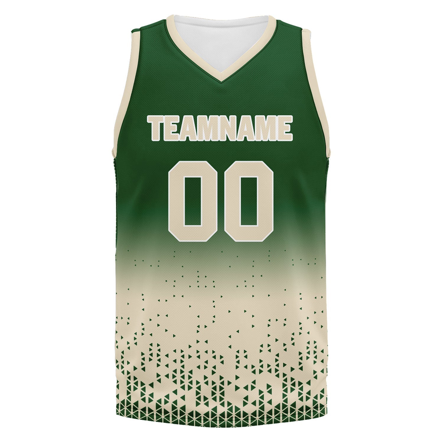 Custom Green Yellow Fade Fashion Sports Uniform Basketball Jersey BBJ01-D020102-7