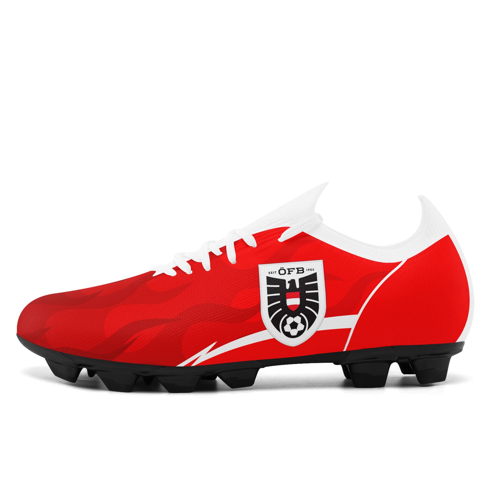 Custom Austria 2026 World Cup Sneakers DIY Country Flag Running Shoes Lightweight Sport Shoes Gift for Football Fans Personalized Team Name and Logo SC02-F020029-5