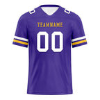 Custom Purple Minnesota Personalized Authentic Football Jersey FBJ02-E0601-6