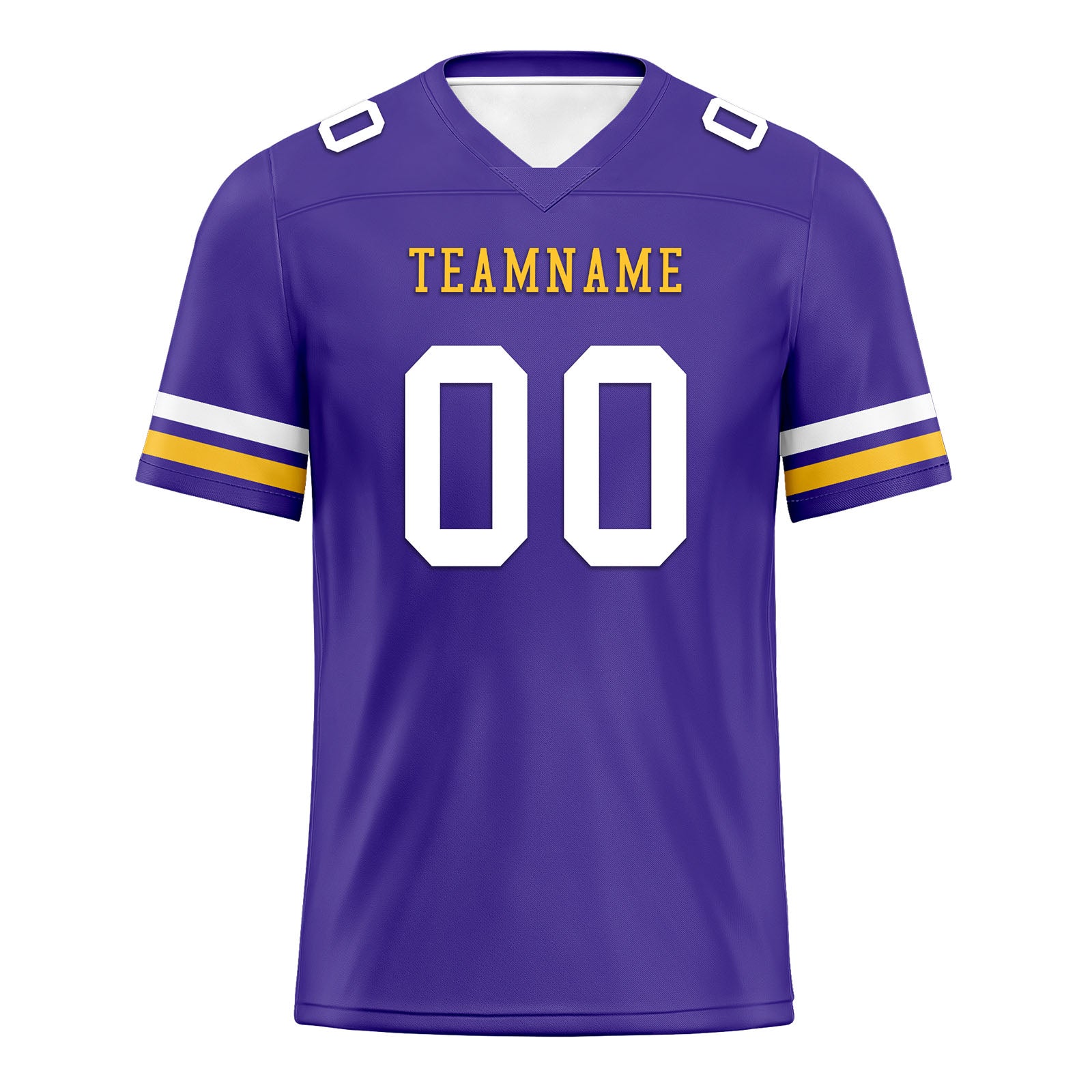 Custom Purple Minnesota Personalized Authentic Football Jersey FBJ02-E0601-6