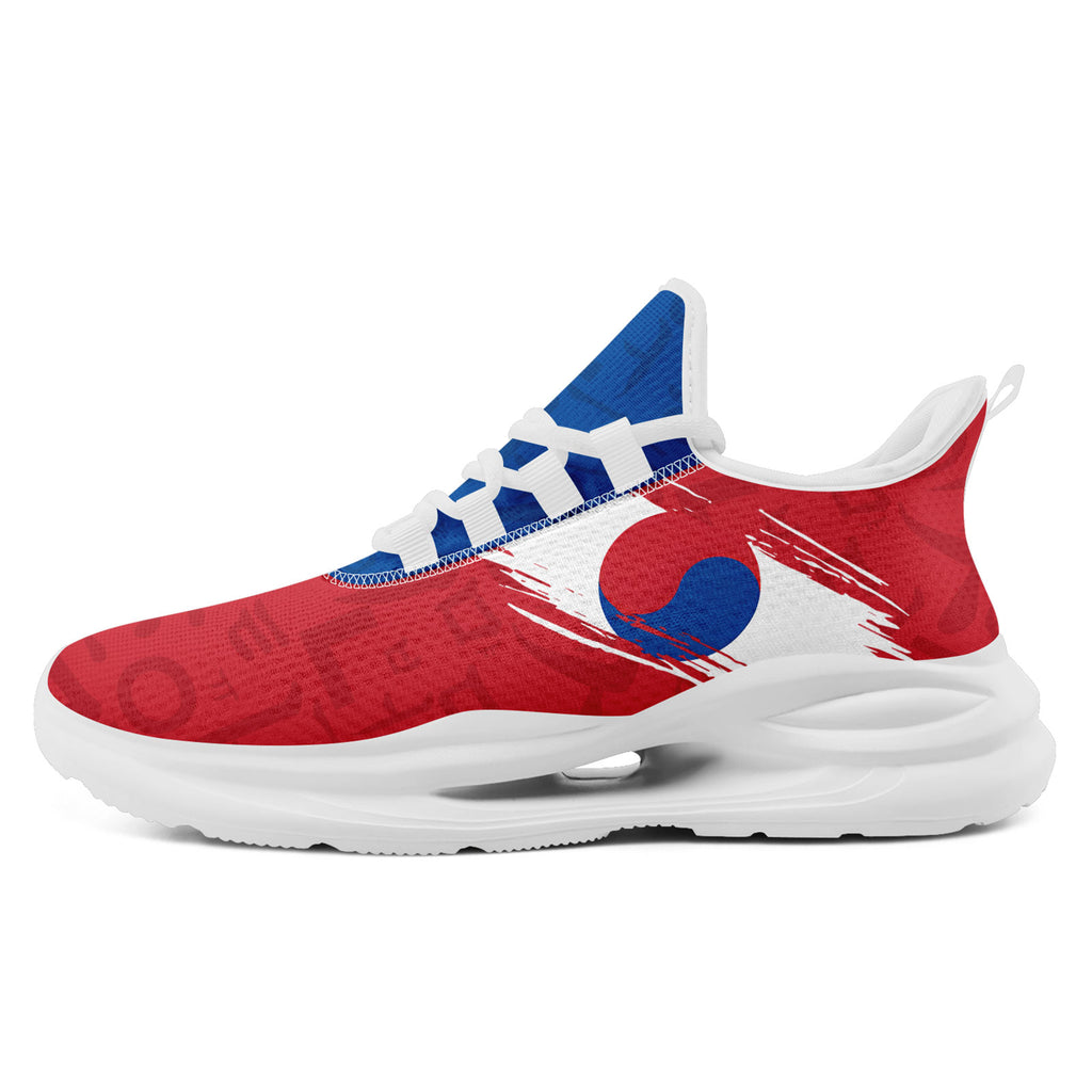 Custom South Korea 2026 World Cup Sneakers DIY Country Flag Running Shoes Lightweight Sport Shoes Gift for Football Fans Personalized Team Name and Logo FN079-F009131-4