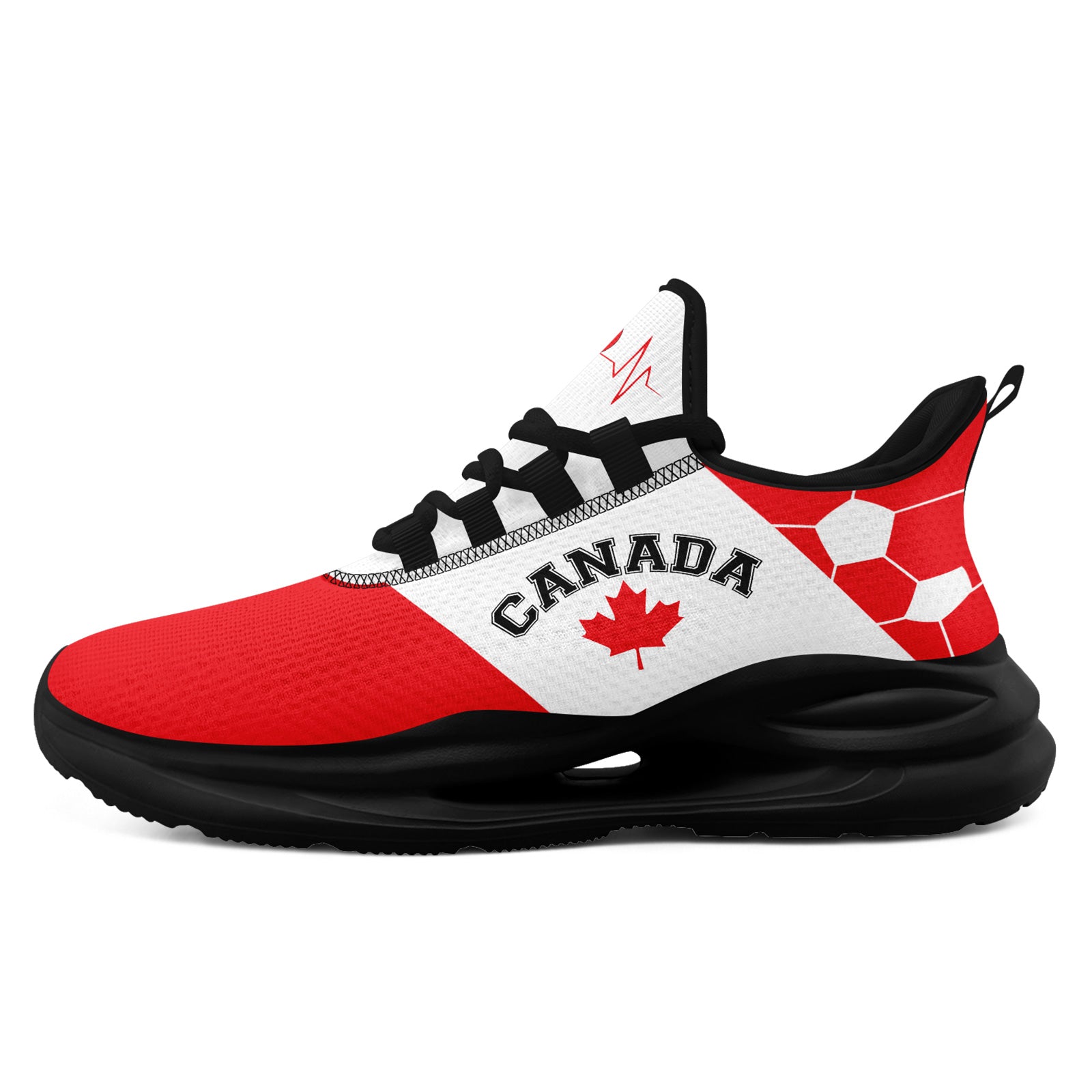 Custom 2026 World Cup Canada Sneakers DIY Country Flag Running Shoes Lightweight Sport Shoes Gift for Football Fans Personalized Team Name and Logo FN079-F023063-3