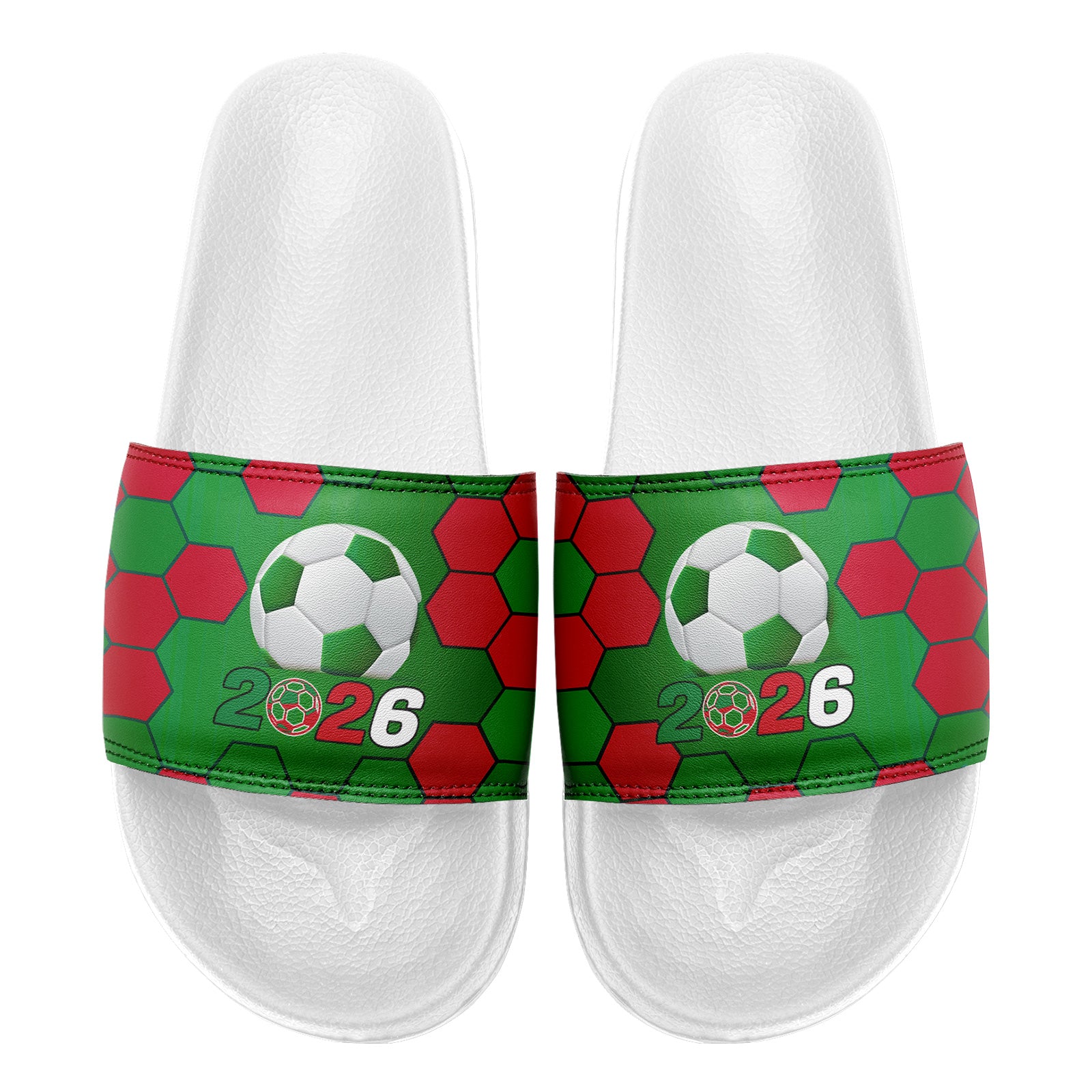 Custom 2026 World Cup Mexico Sneakers DIY Country Flag Running Shoes Lightweight Sport Shoes Gift for Football Fans Personalized Team Name and Logo FN056-F023074-2