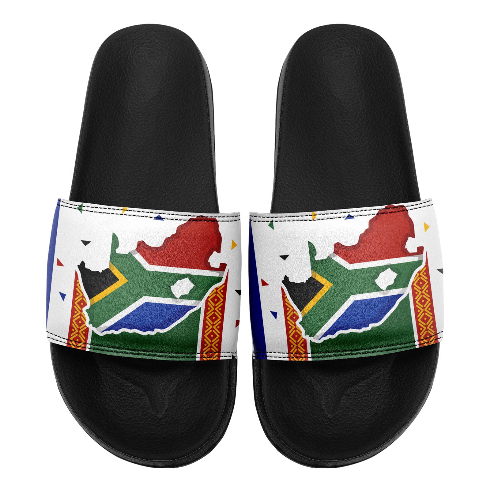 Custom Republic of South Africa 2026 World Cup Sneakers DIY Country Flag Running Shoes Lightweight Sport Shoes Gift for Football Fans Personalized Team Name and Logo FN056-F020032-3