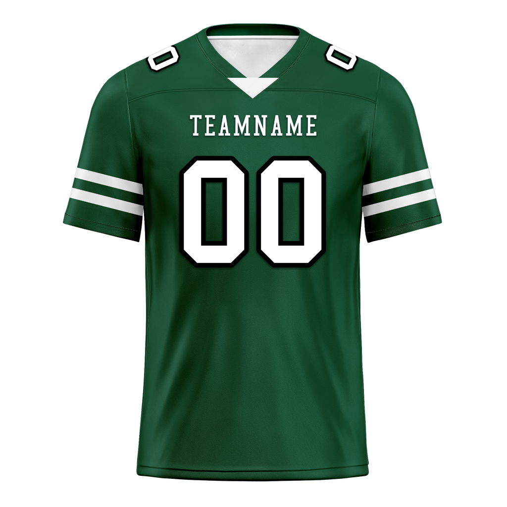Custom Green Classic Style Personalized Authentic Football Jersey FBJ02-bd0a70a9