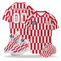 Custom 2026 World Cup Austria High Quality Soccer Stadium Version Jersey Sneakers Sports Shoes and Hat Combo Offer Personalized Team Name and Logo ZH-F027104-1